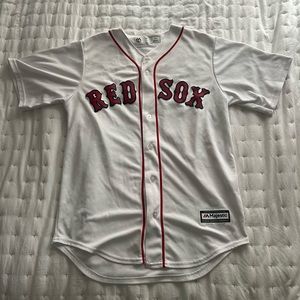 Red Sox Jersey Majestić Pedroia baseball jersey